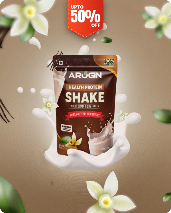 Arogin Vanilla Protein Shake Powder - Image 2